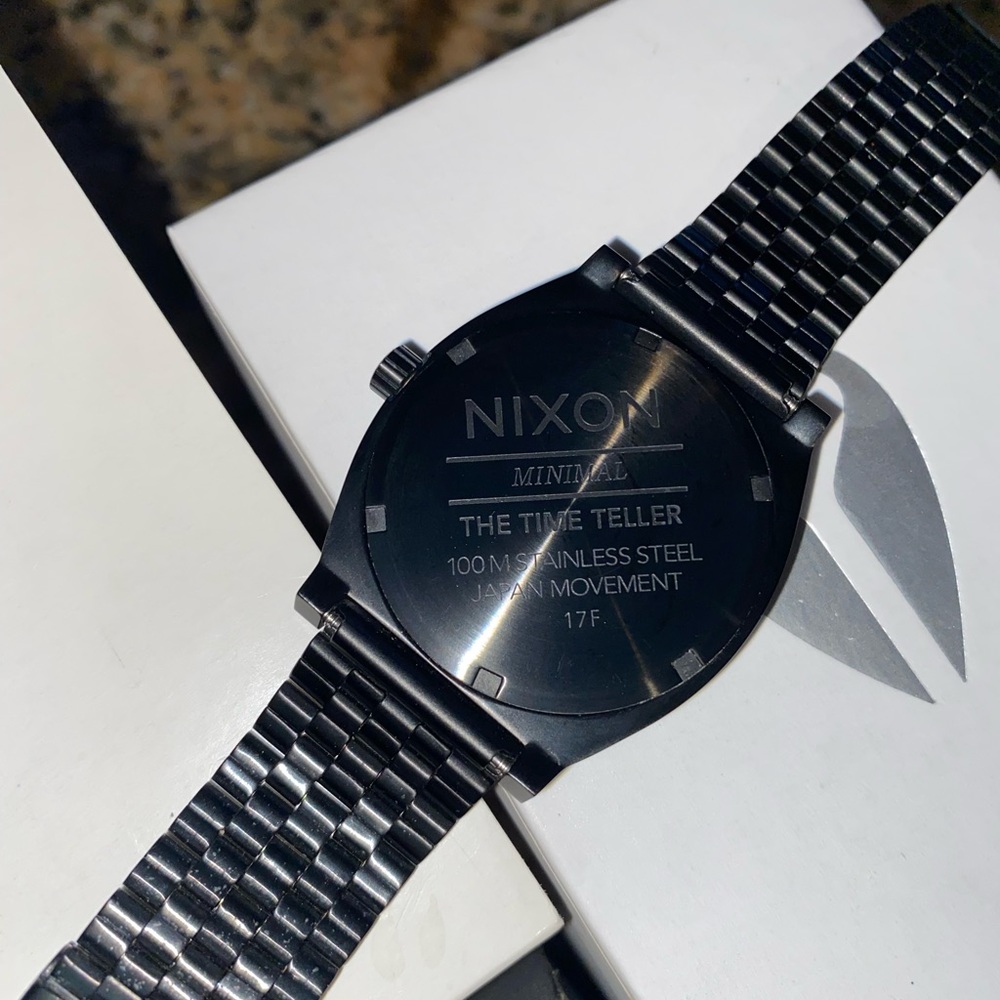 Nixon All Black Time Teller Watch - A045 001